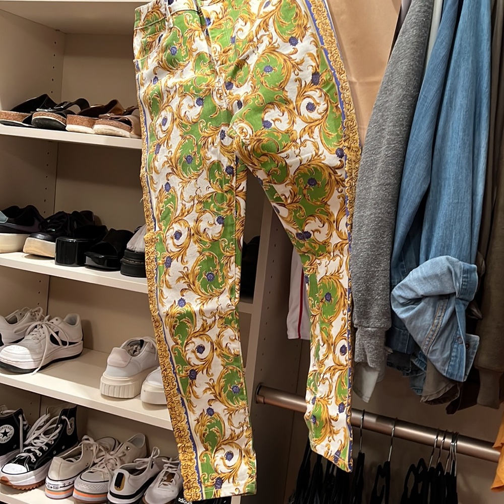 Urban Outfitters BDG floral scroll jeans